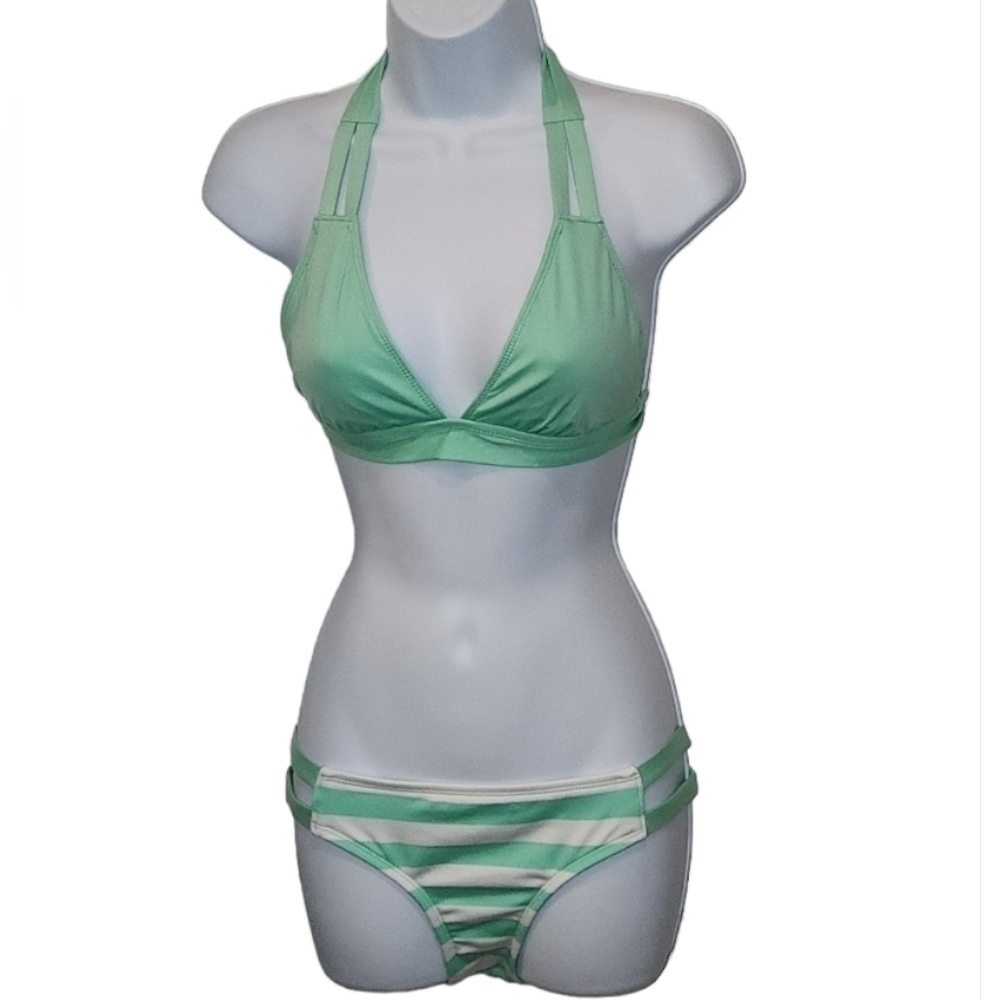 Mossimo Striped Halter Bikini